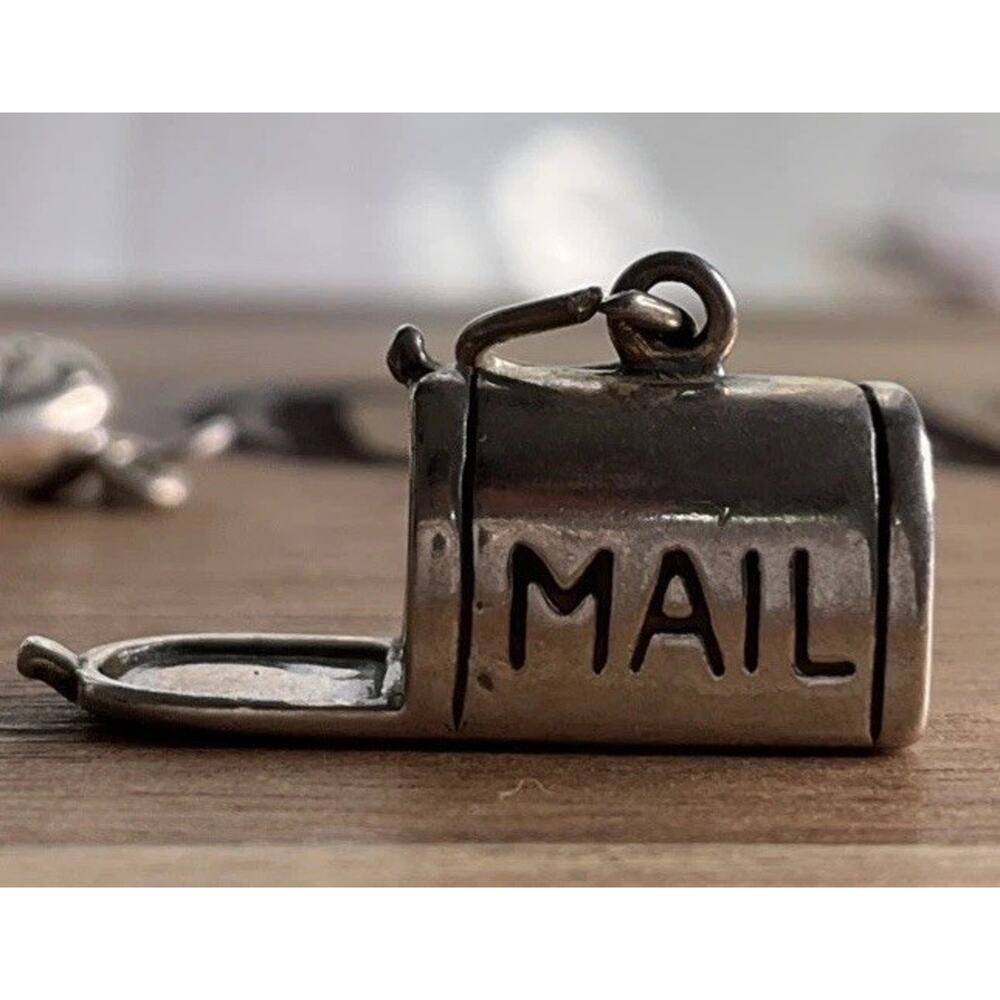 925 Sterling Silver Mailbox Charm
